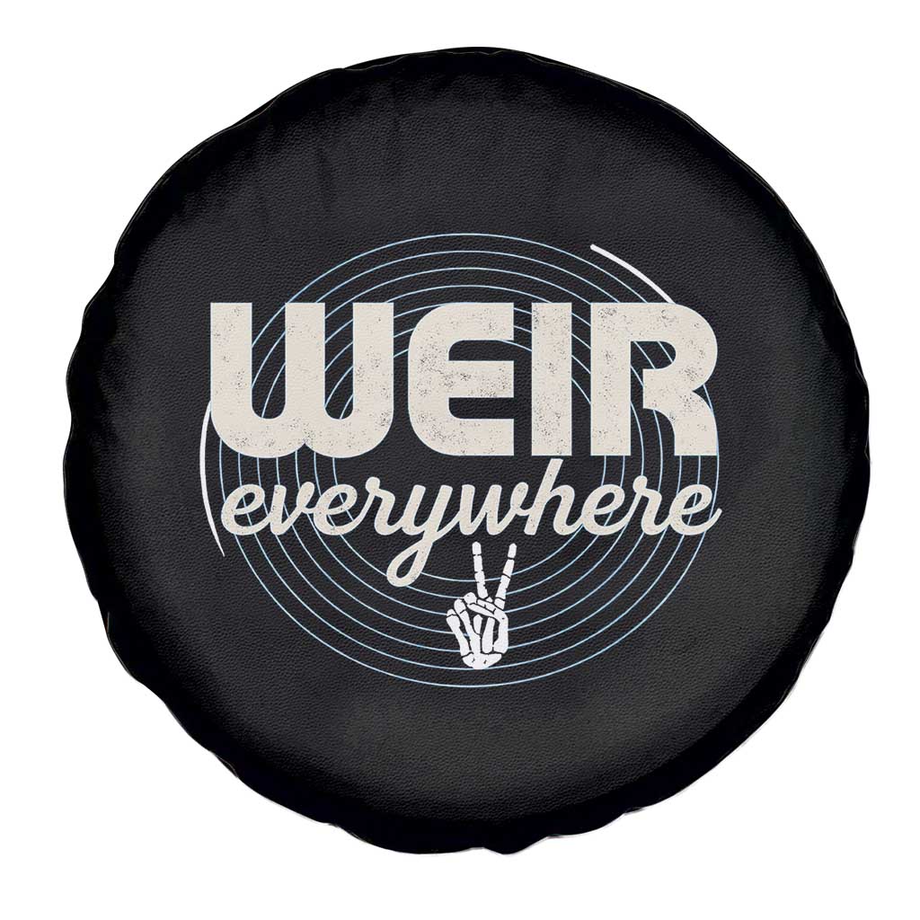 Weir Everywhere Retro Tribute Spare Tire Cover Psychedelic Peace and Music Culture
