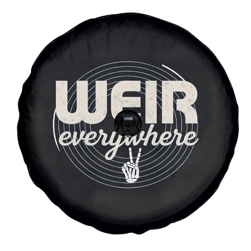 Weir Everywhere Retro Tribute Spare Tire Cover Psychedelic Peace and Music Culture