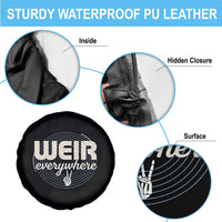 Weir Everywhere Retro Tribute Spare Tire Cover Psychedelic Peace and Music Culture