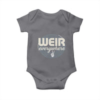 Weir Everywhere Retro Tribute Baby Onesie Psychedelic Peace and Music Culture
