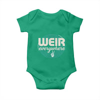 Weir Everywhere Retro Tribute Baby Onesie Psychedelic Peace and Music Culture