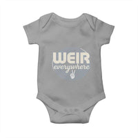 Weir Everywhere Retro Tribute Baby Onesie Psychedelic Peace and Music Culture