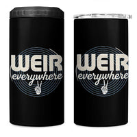 Weir Everywhere Retro Tribute 4 in 1 Can Cooler Tumbler Psychedelic Peace and Music Culture
