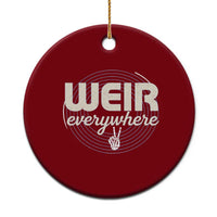 Weir Everywhere Retro Tribute Ceramic Ornament Psychedelic Peace and Music Culture