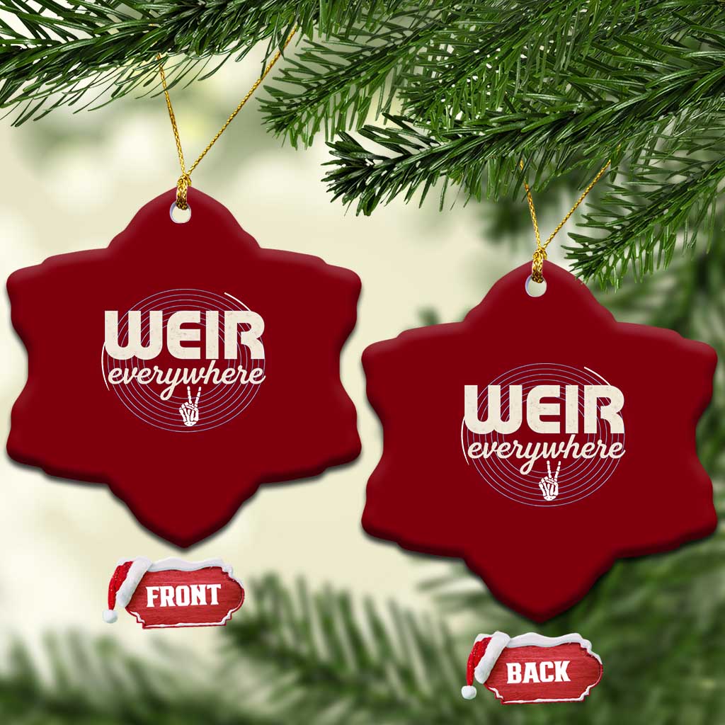Weir Everywhere Retro Tribute Ceramic Ornament Psychedelic Peace and Music Culture