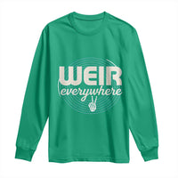 Weir Everywhere Retro Tribute Long Sleeve Shirt Psychedelic Peace and Music Culture