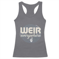 Weir Everywhere Retro Tribute Racerback Tank Top Psychedelic Peace and Music Culture