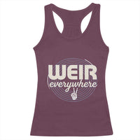 Weir Everywhere Retro Tribute Racerback Tank Top Psychedelic Peace and Music Culture