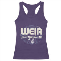 Weir Everywhere Retro Tribute Racerback Tank Top Psychedelic Peace and Music Culture