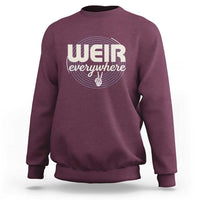 Weir Everywhere Retro Tribute Sweatshirt Psychedelic Peace and Music Culture