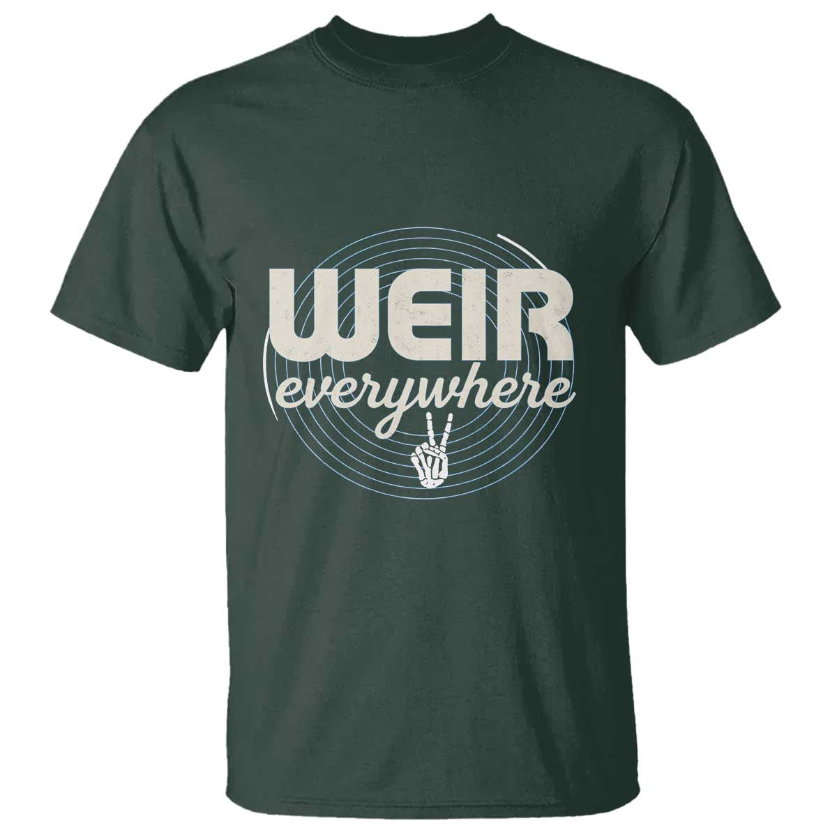 Weir Everywhere Retro Tribute T Shirt Psychedelic Peace and Music Culture
