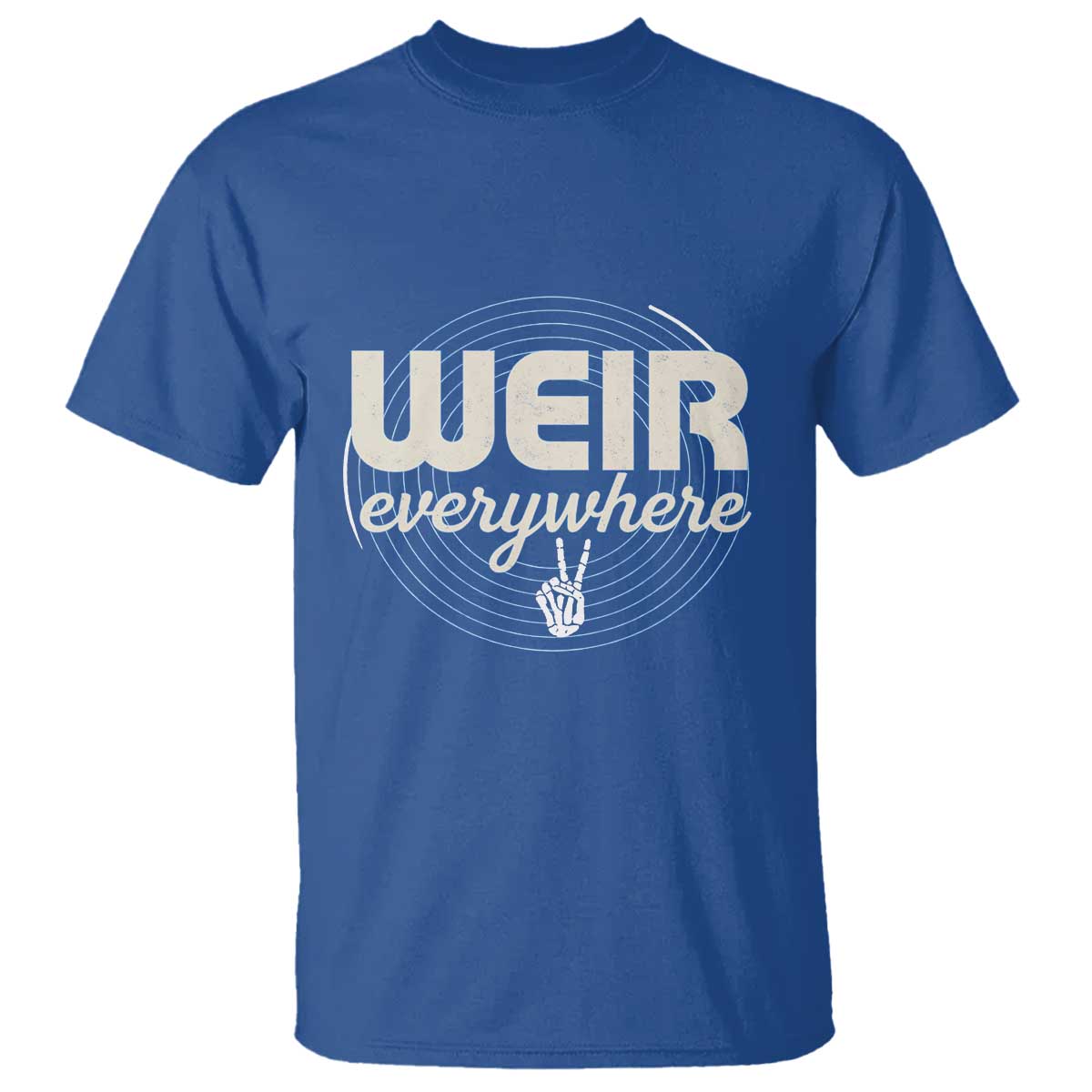 Weir Everywhere Retro Tribute T Shirt Psychedelic Peace and Music Culture