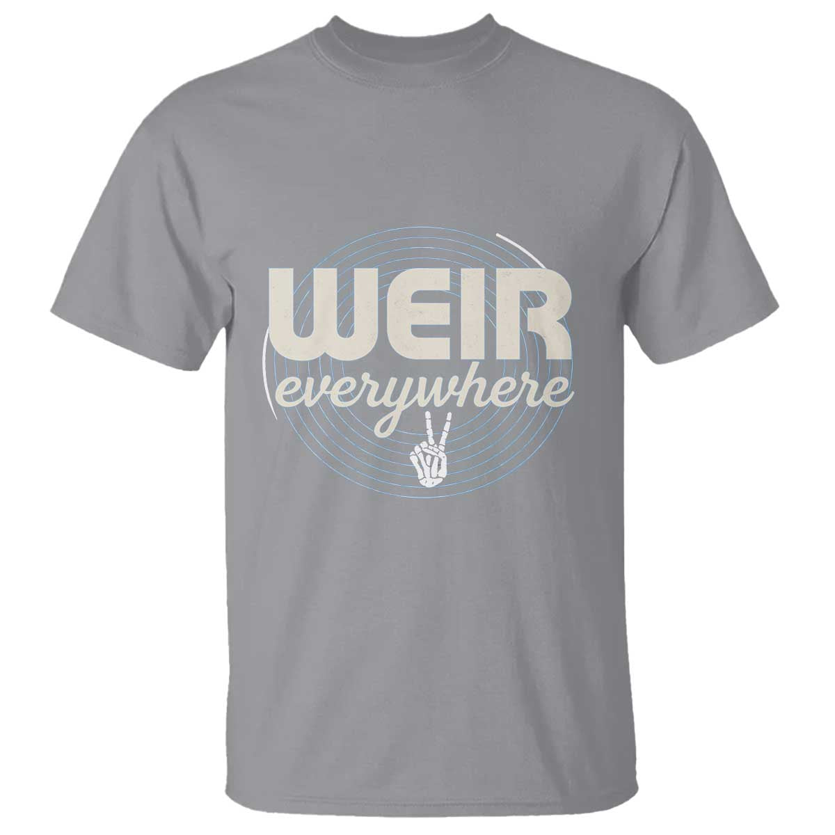 Weir Everywhere Retro Tribute T Shirt Psychedelic Peace and Music Culture