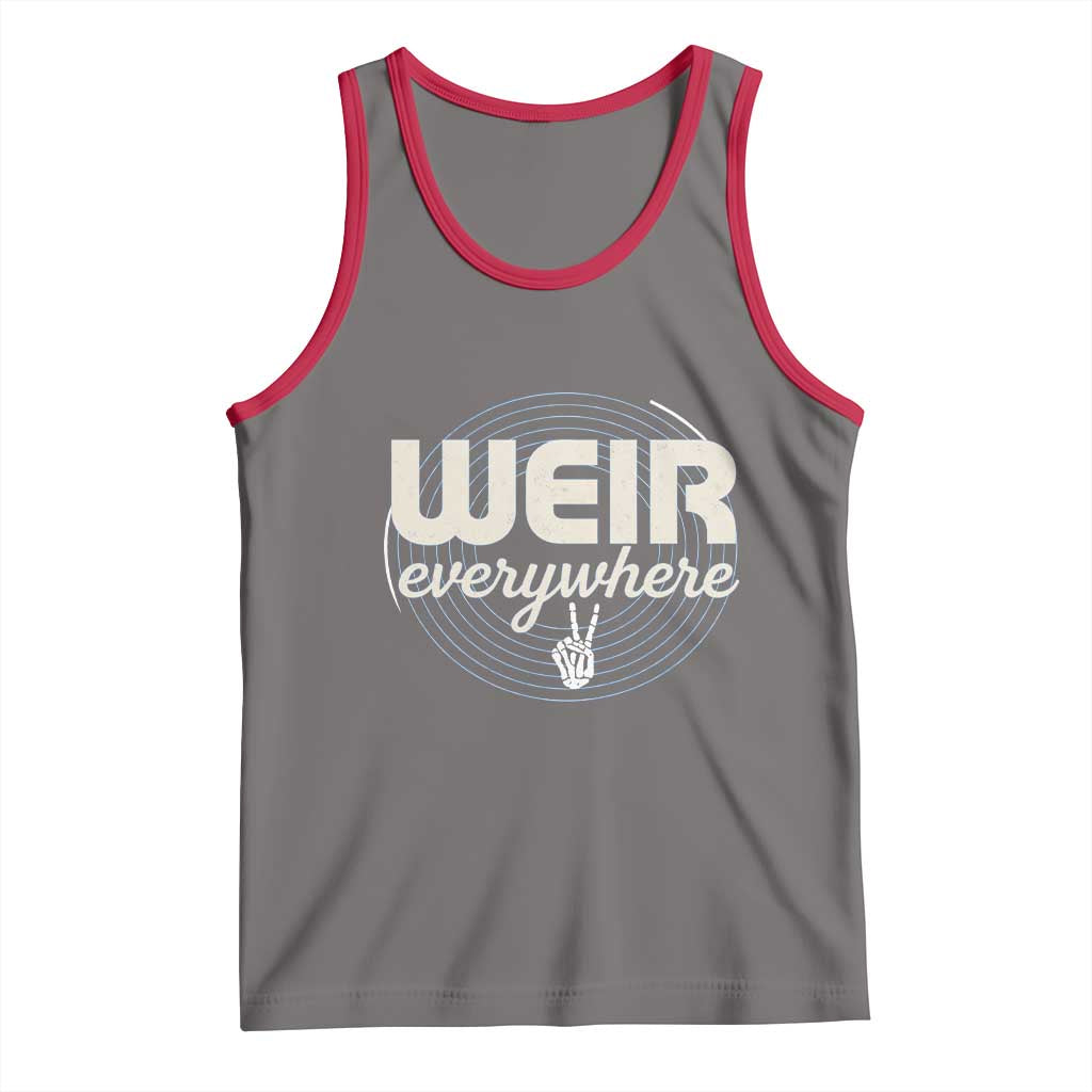 Weir Everywhere Retro Tribute Tank Top Psychedelic Peace and Music Culture