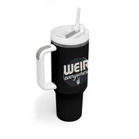 Weir Everywhere Retro Tribute Tumbler With Handle Psychedelic Peace and Music Culture