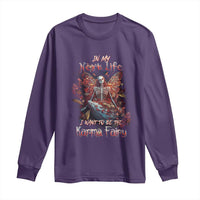 Gothic Skeleton Fairy Long Sleeve Shirt In My Next Life I Want To Be The Karma Fairy Butterfly Aesthetic