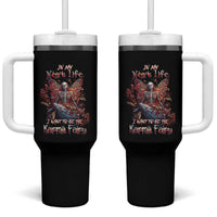 Gothic Skeleton Fairy Tumbler With Handle In My Next Life I Want To Be The Karma Fairy Butterfly Aesthetic