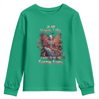 Gothic Skeleton Fairy Youth Sweatshirt In My Next Life I Want To Be The Karma Fairy Butterfly Aesthetic