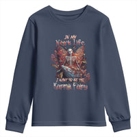 Gothic Skeleton Fairy Youth Sweatshirt In My Next Life I Want To Be The Karma Fairy Butterfly Aesthetic