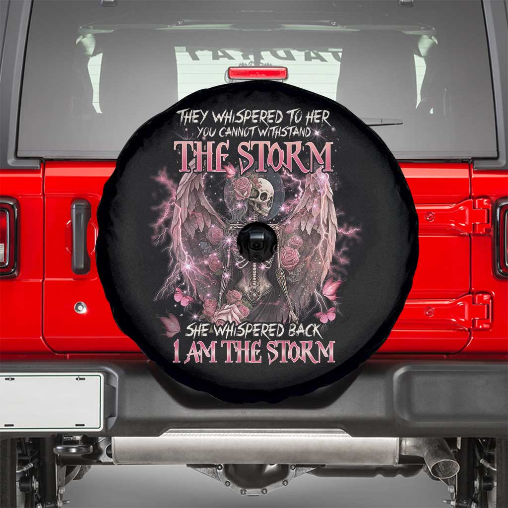 Fairy Skeleton Spare Tire Cover She Whispered Back I Am The Storm Skeleton Karma Fairy Skull