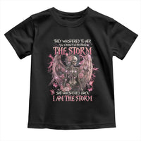 Gothic Skeleton Fairy Toddler T Shirt She Whispered Back I Am The Storm Dark Angel