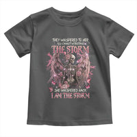 Gothic Skeleton Fairy Toddler T Shirt She Whispered Back I Am The Storm Dark Angel
