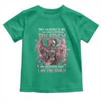 Gothic Skeleton Fairy Toddler T Shirt She Whispered Back I Am The Storm Dark Angel