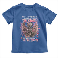 Gothic Skeleton Fairy Toddler T Shirt She Whispered Back I Am The Storm Dark Angel