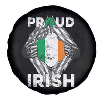Proud Irish St Patricks Day Spare Tire Cover Half American Half Ireland Flag