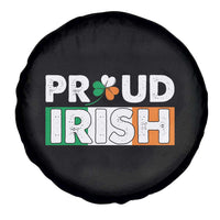 Proud Irish St Patricks Day Spare Tire Cover Shamrock Lucky Charm Ireland Flag