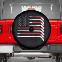 USA Flag Hockey Spare Tire Cover Patriotic Hockey Stick American Flags