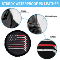 USA Flag Hockey Spare Tire Cover Patriotic Hockey Stick American Flags