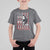 USA Flag Hockey T Shirt For Kid Skull Player My Goal Is To Deny Yours