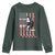 USA Flag Hockey Youth Sweatshirt Skull Player My Goal Is To Deny Yours