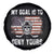 USA Flag Hockey Skull Spare Tire Cover My Goal Is To Deny Yours