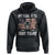 USA Flag Hockey Skull Hoodie My Goal Is To Deny Yours