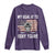 USA Flag Hockey Skull Long Sleeve Shirt My Goal Is To Deny Yours