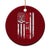 USA Flag Hockey Ceramic Ornament Funny Canada Sucks US EH American Flag - Wonder Print Shop
