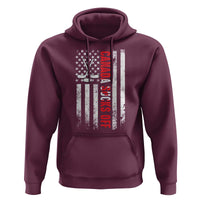 USA Flag Hockey Hoodie Funny Canada Sucks US EH American Flag