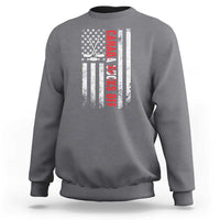 USA Flag Hockey Sweatshirt Funny Canada Sucks US EH American Flag