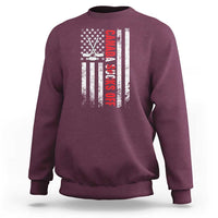 USA Flag Hockey Sweatshirt Funny Canada Sucks US EH American Flag