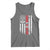 USA Flag Hockey Tank Top Funny Canada Sucks US EH American Flag