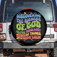 VBS 2025 Spare Tire Cover Discovering The Bigness Of God In The Smallest Of Things Retro Groovy