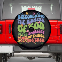 VBS 2025 Spare Tire Cover Discovering The Bigness Of God In The Smallest Of Things Retro Groovy