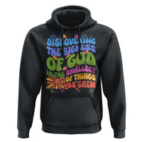 VBS 2025 Hoodie Discovering The Bigness Of God In The Smallest Of Things Retro Groovy