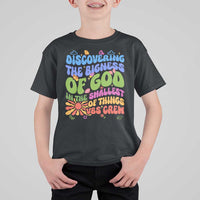 VBS 2025 T Shirt For Kid Discovering The Bigness Of God In The Smallest Of Things Retro Groovy