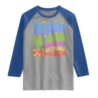 VBS 2025 Raglan Shirt Discovering The Bigness Of God In The Smallest Of Things Retro Groovy
