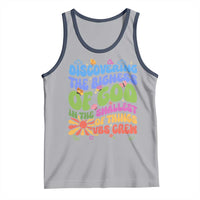 VBS 2025 Tank Top Discovering The Bigness Of God In The Smallest Of Things Retro Groovy