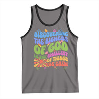 VBS 2025 Tank Top Discovering The Bigness Of God In The Smallest Of Things Retro Groovy