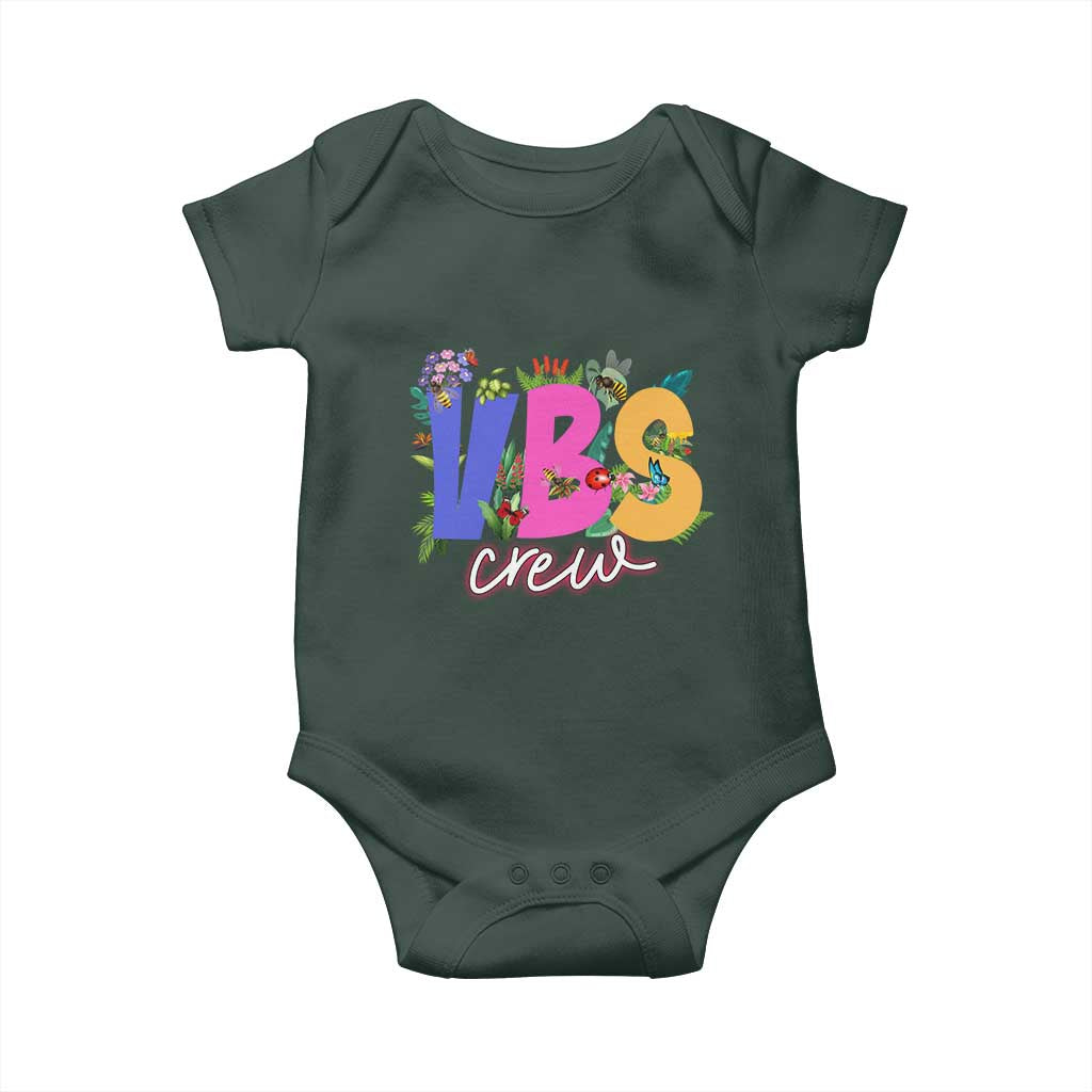 VBS Crew 2025 Baby Onesie Magninfied Vacation Bible School Adventure